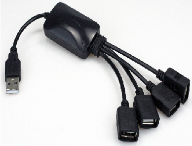 Xtech Hub USB 2.0 4 pt XTC-320 Hi-Speed
