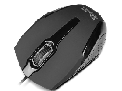 KlipX Mouse Optical KMO-120BK USB Black