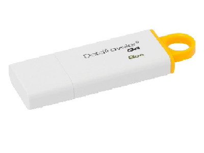 Memoria USB Kingston 8GB G4 amarilla