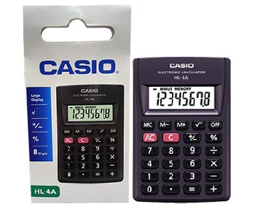 CALCULADORA CASIO HL-4A BOLSILLO