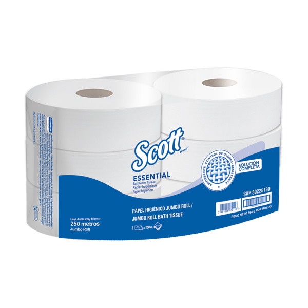 PAPEL HIG CAJA JUMBO ROLL SCOTT BASIC 6X400MTS